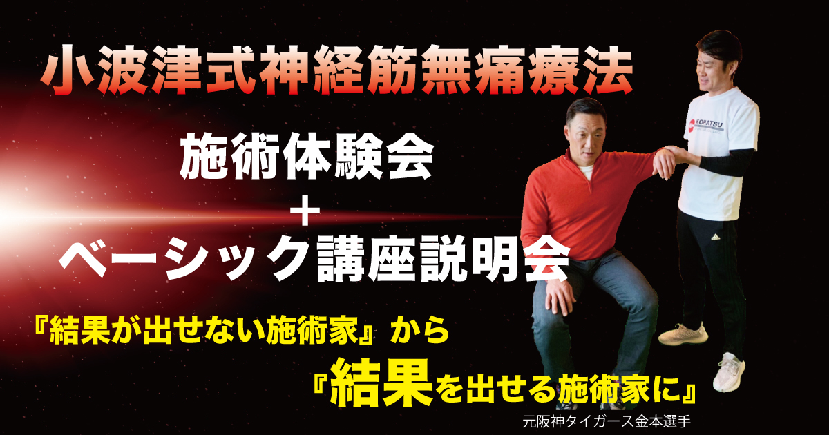 ベーシックセミナー3期の体験開催します | 【公式】小波津式